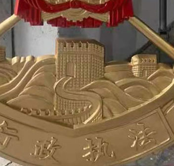 厦门60行政执法徽制作